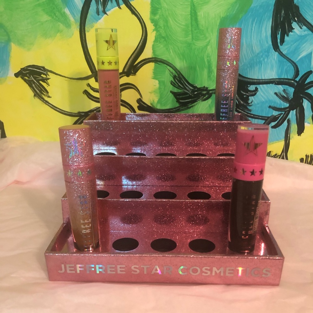 Jeffree Star Pink Glitter Lipstick Holder BNIB